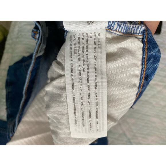 Abercrombie & Fitch The 90's Straight Ultra High Rise Curve Love 33/16L - Picture 5 of 9